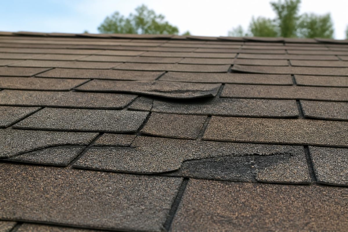 Identifying different types of shingle damage