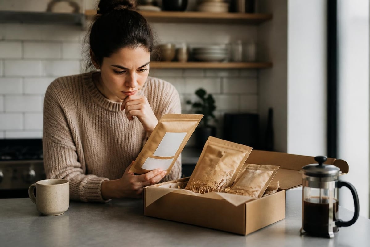 Coffee gift selection process