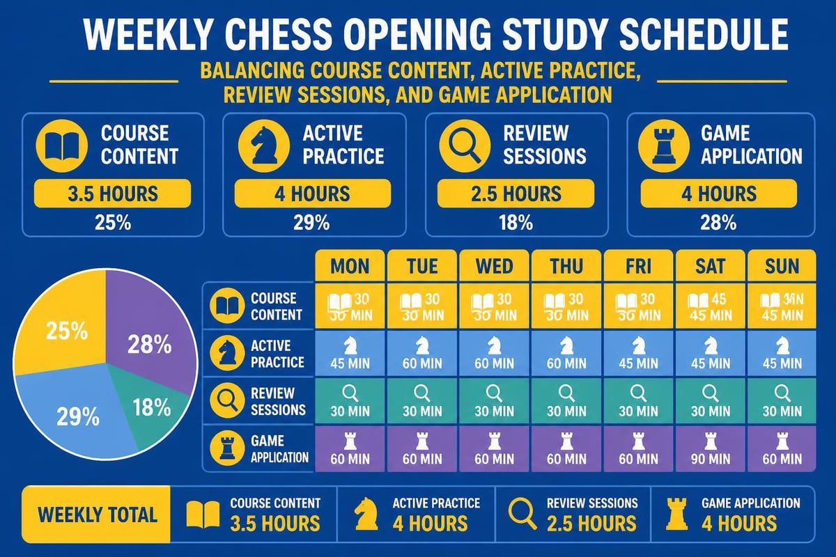 Chess study schedule
