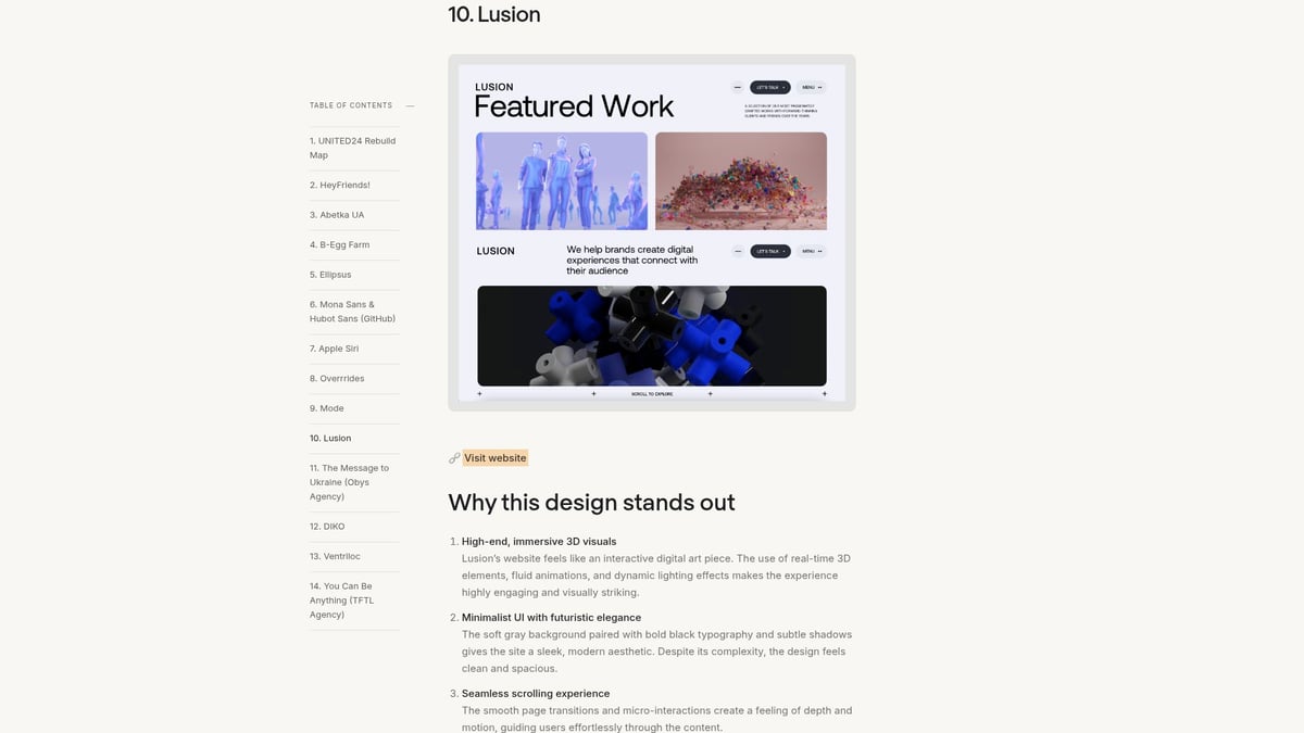 12 Inspiring Best Website Design Ideas for 2025 - Lusion