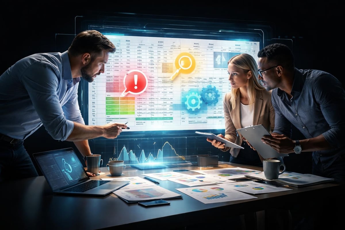 Excel diagnostic process