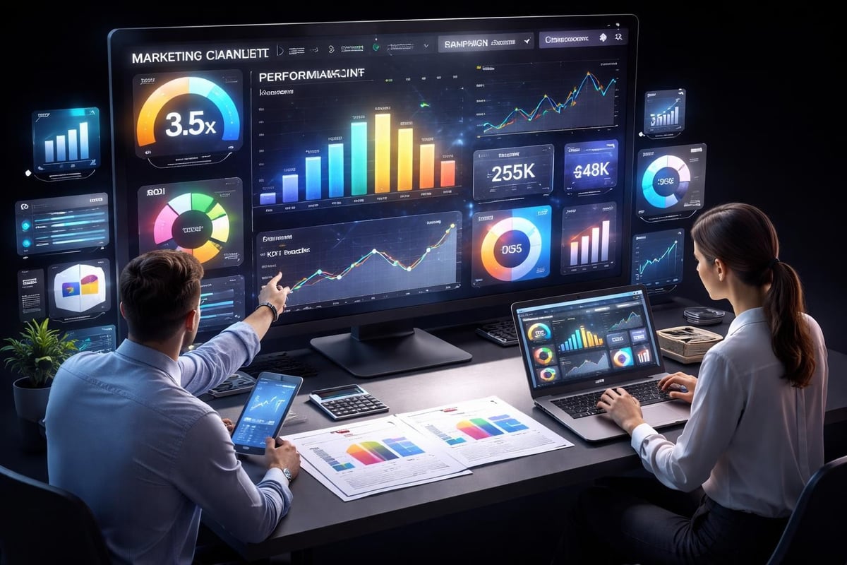 Marketing dashboard design