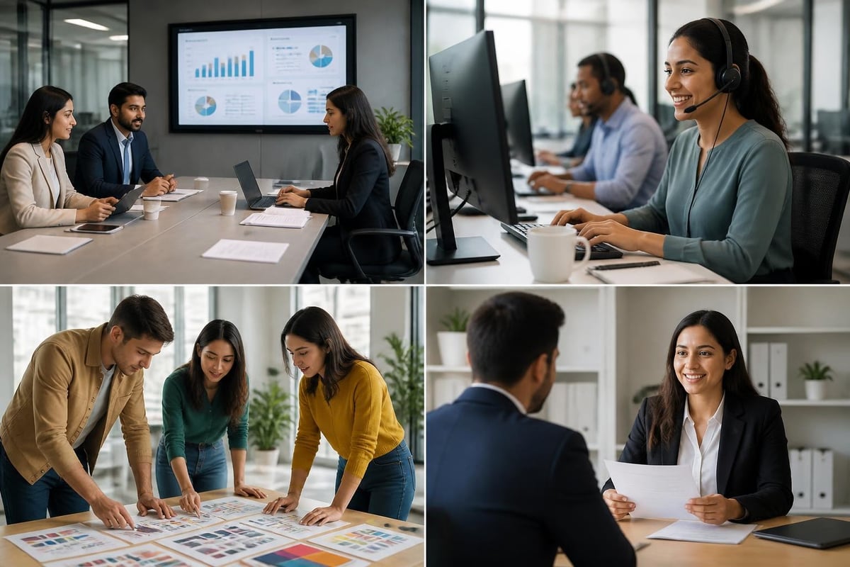 AI applications across business departments