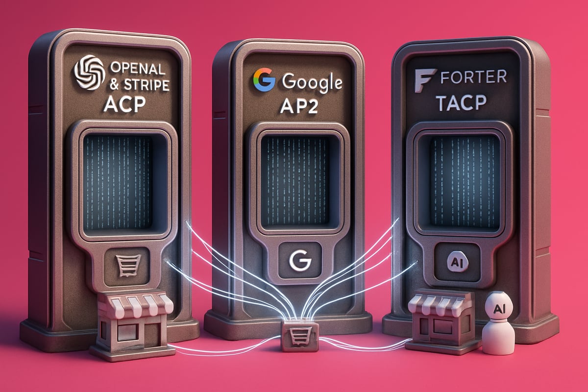 Agentic Commerce Protocol Guide: Din Kompletta Översikt 2025 2 De viktigaste aktörerna och protokollstandarderna