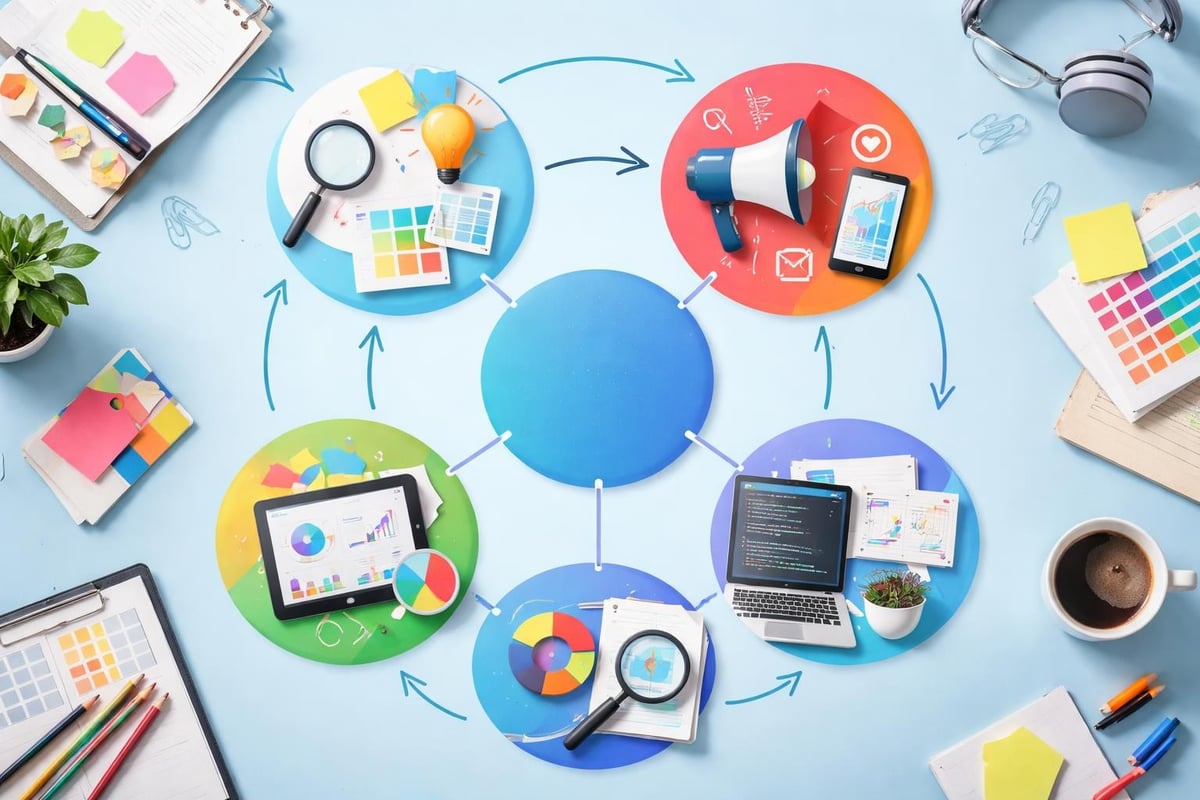 Werbeagentur Service-Struktur