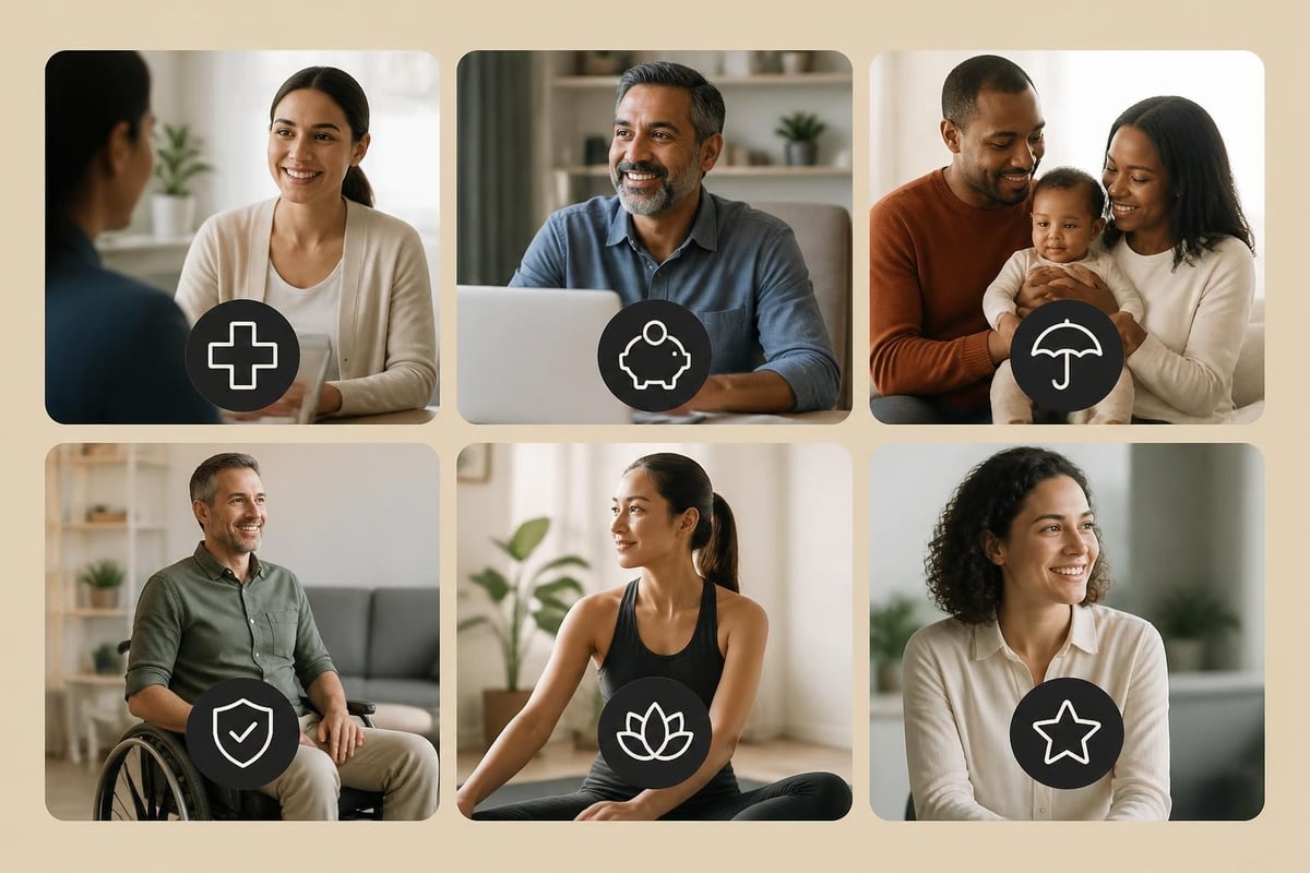 Group benefits components