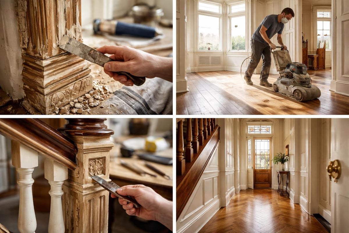 Restoring Edwardian woodwork