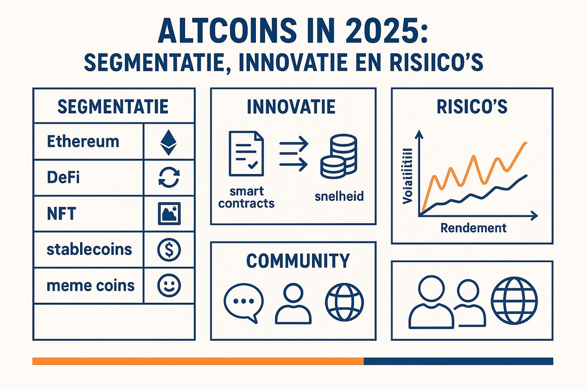 Altcoins in 2025: Innovatie, Diversiteit en Risico’s