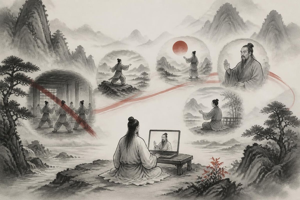 Online qi gong practice benefits