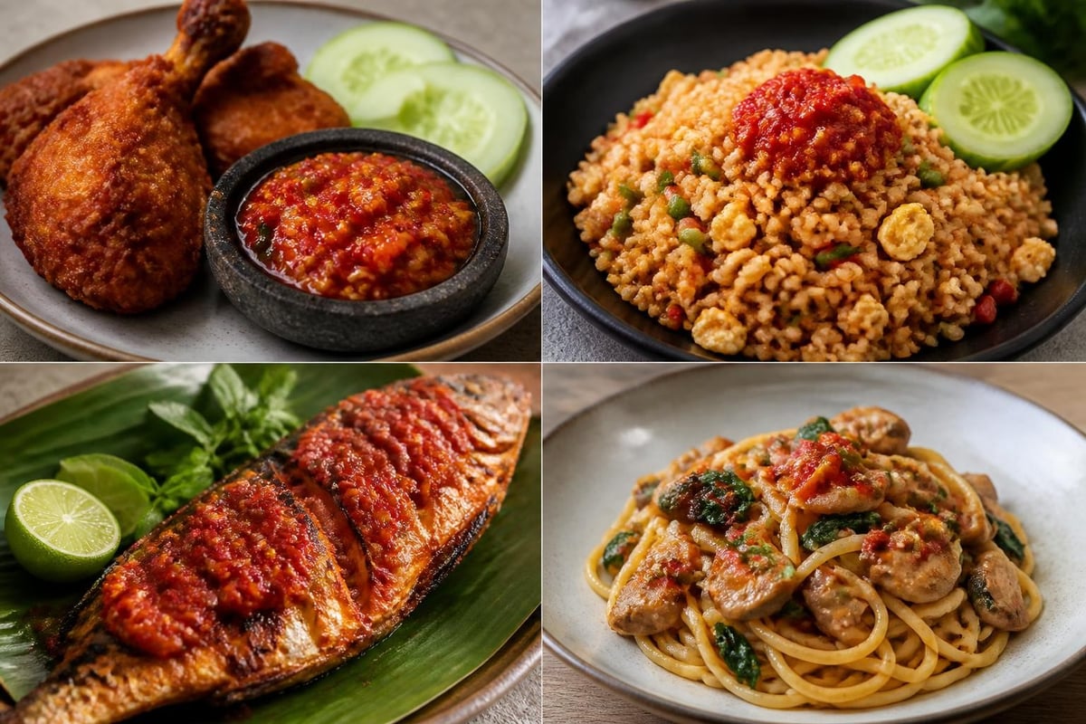 Penggunaan sambal bawang