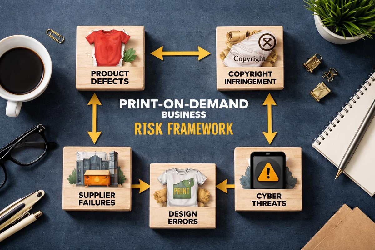 Print on demand risk categories