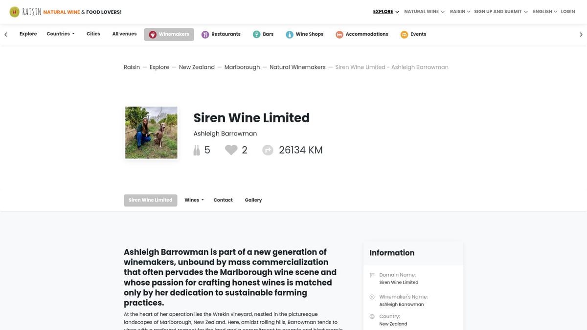 12 Best Natural Wine New Zealand Picks to Try in 2026 - Ashleigh Barrowman – Siren Wine Limited Pét-Nat (Marlborough)