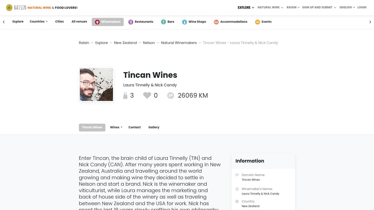 12 Best Natural Wine New Zealand Picks to Try in 2026 - Laura Tinnelly & Nick Candy – Tincan Wines Chardonnay (Nelson)