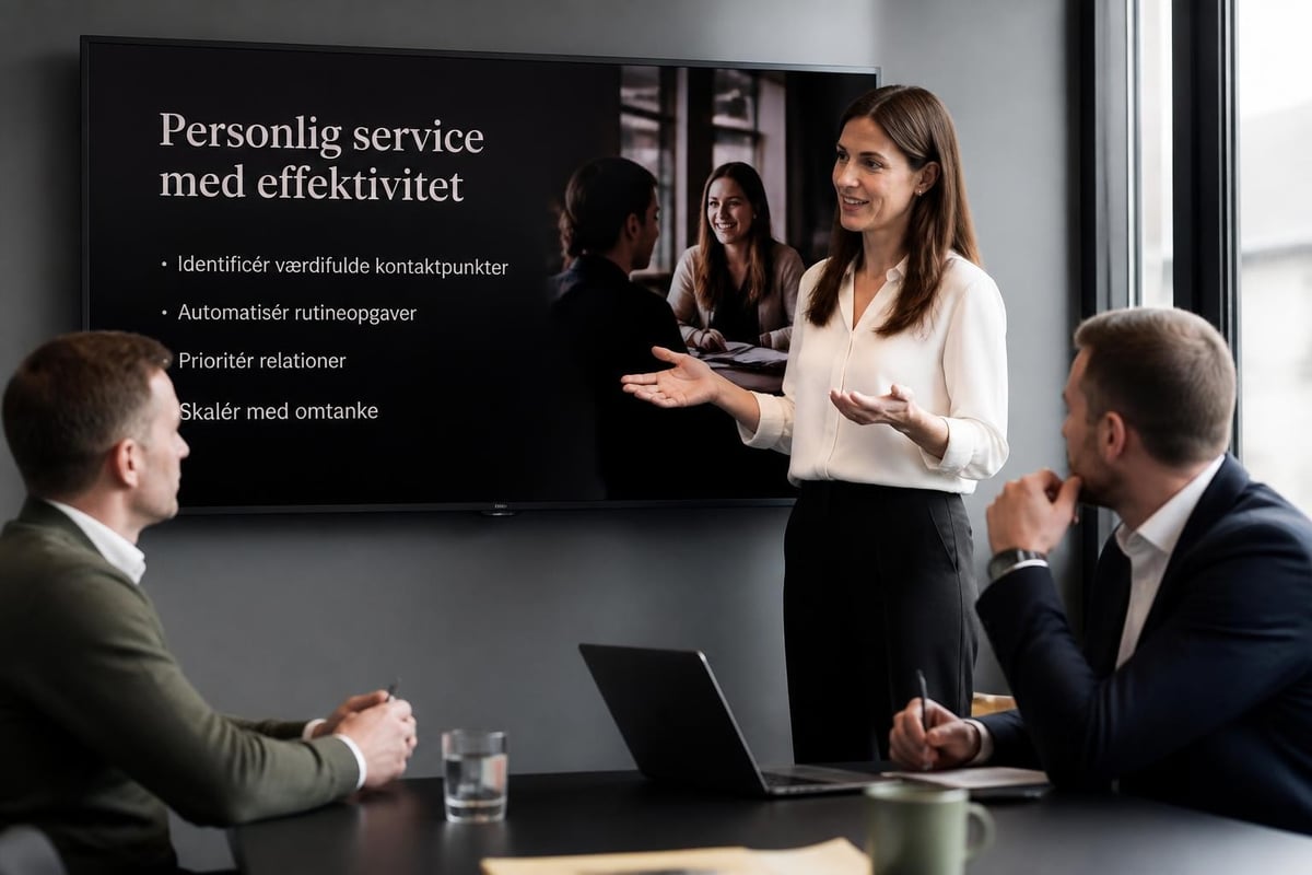 Balance i personlig service