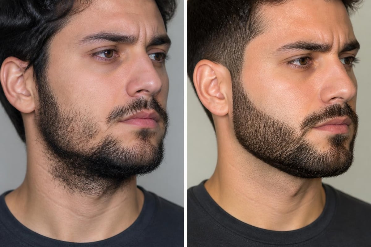 Beard styling challenges