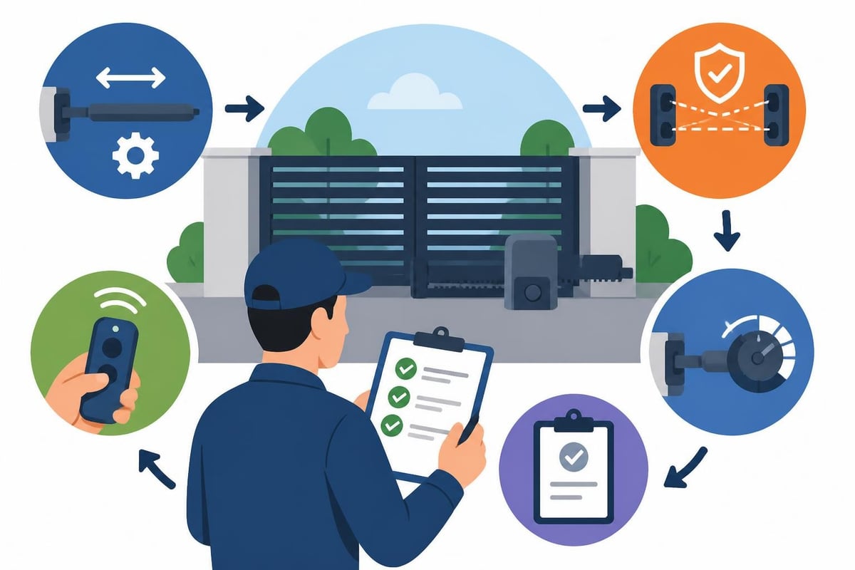 Gate Motor Testing Checklist