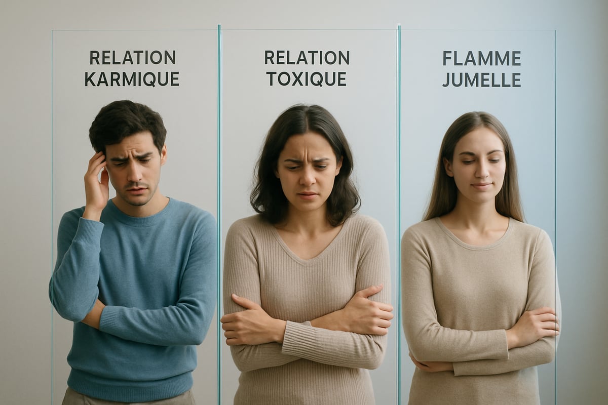 Différences entre relation karmique, relation toxique et flamme jumelle