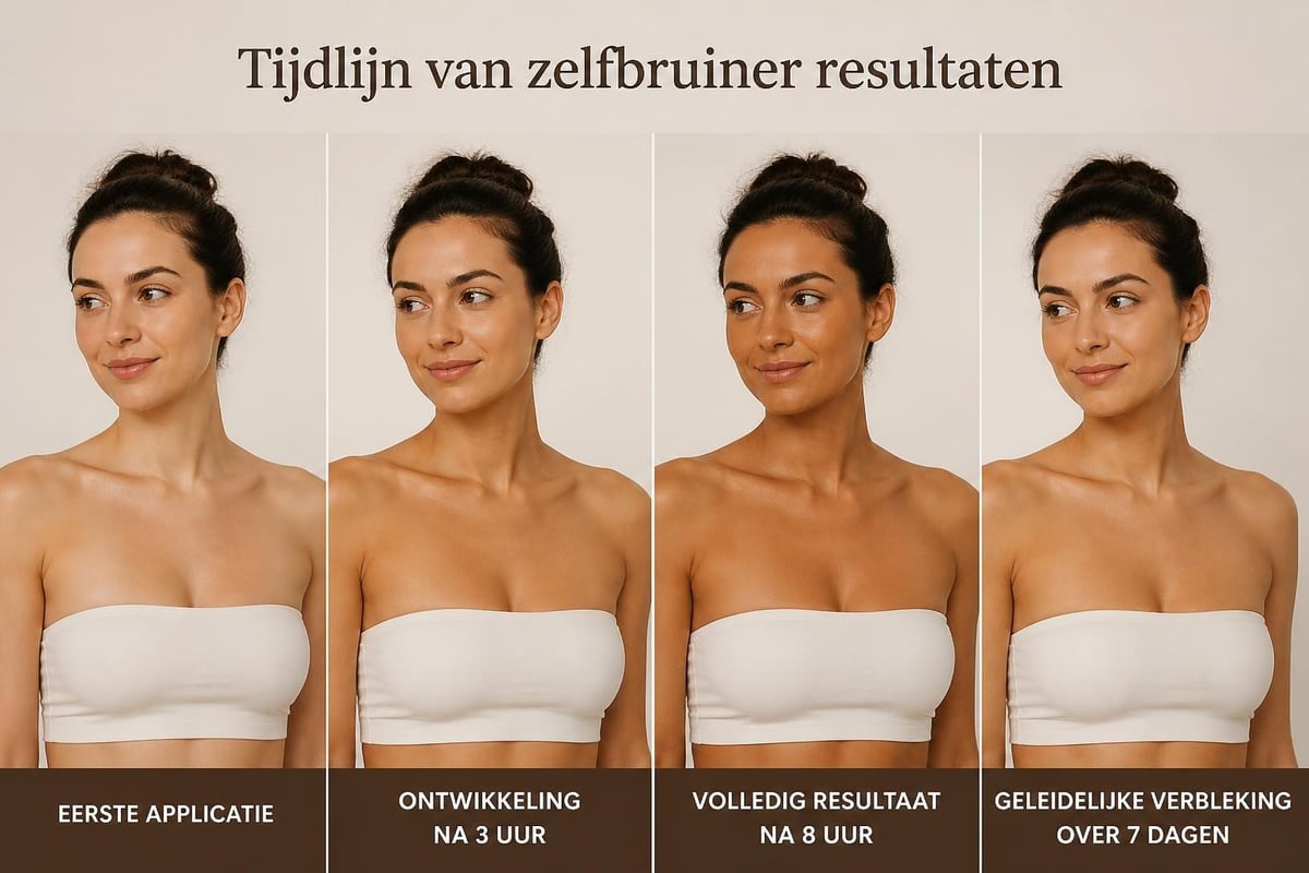 Ontwikkeling zelfbruiner kleur
