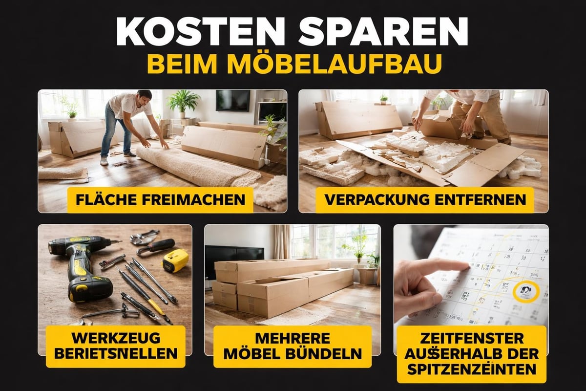 Spartipps Möbelmontage