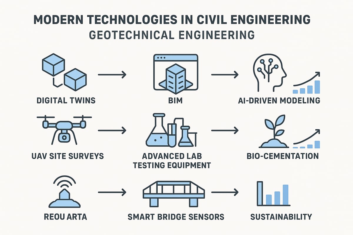 Modern Technologies and Innovations in Geotechnical Engineering