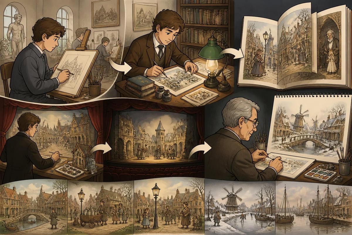 Anton Pieck's artistic journey