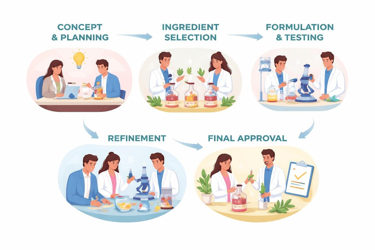 Custom formulation development process