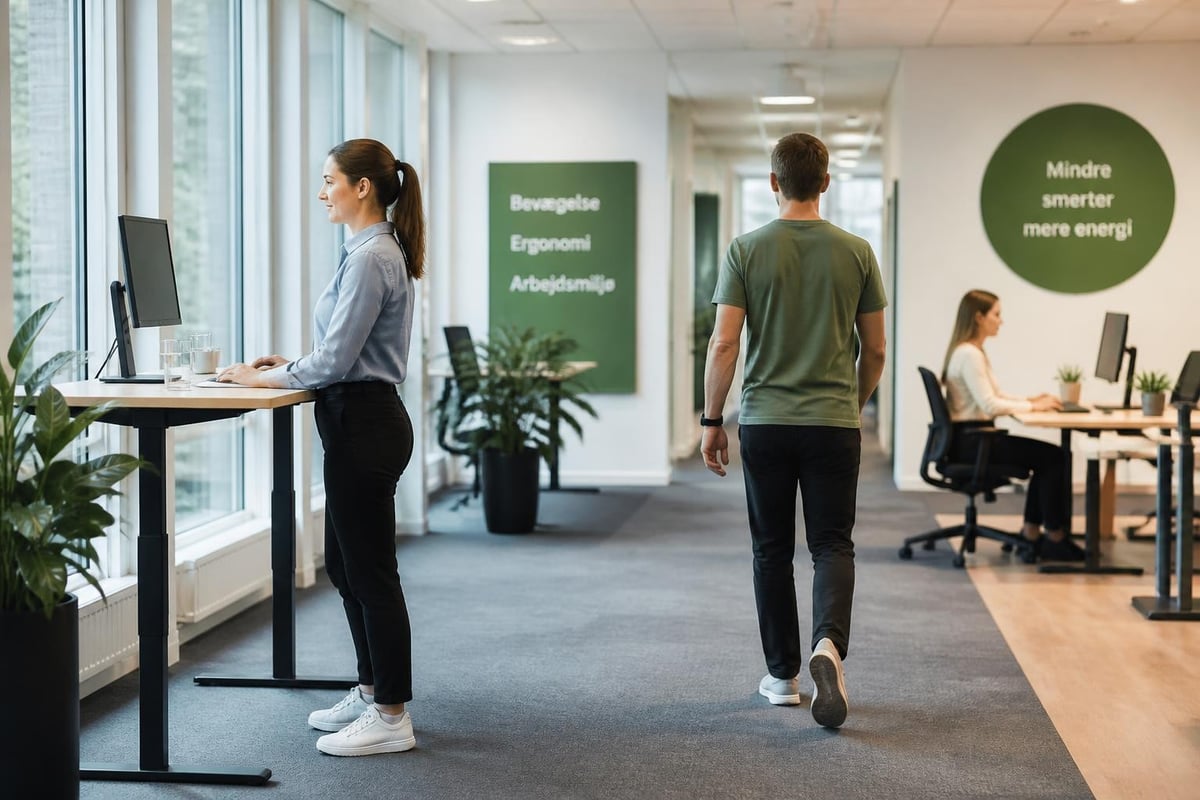 Bevægelse i arbejdsdagen