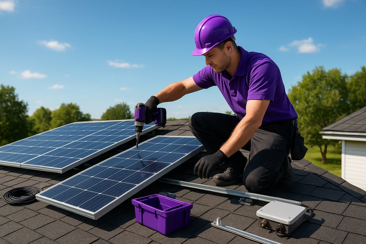 Aurinkopaneelien hankinnan vaiheet omakotitaloon