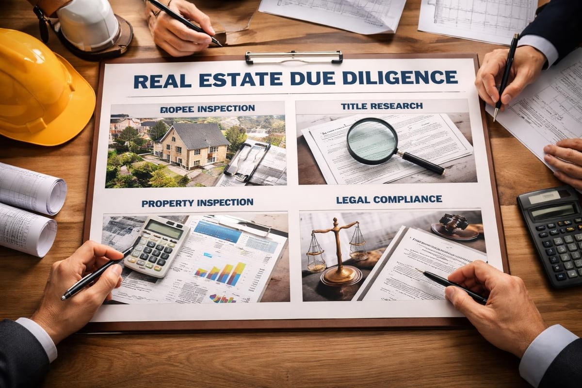 Real estate due diligence checklist