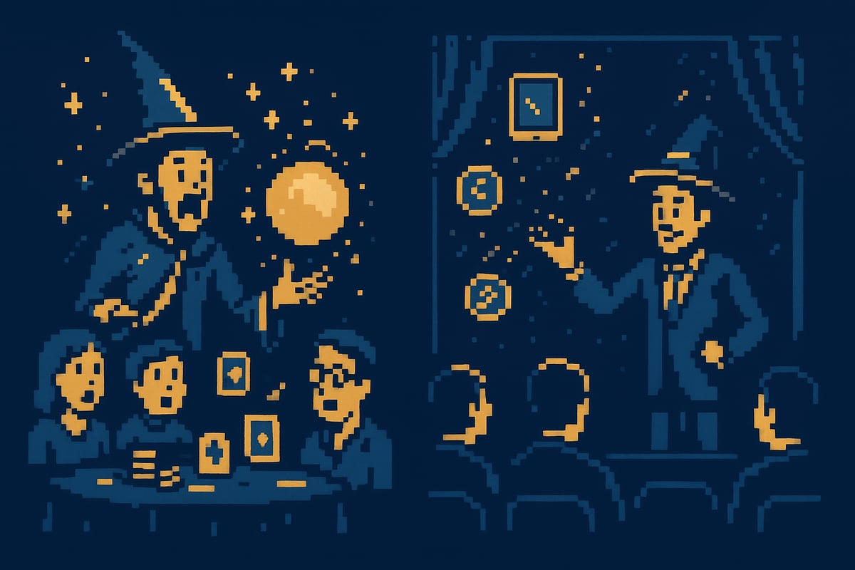 Tipos de magos y espectáculos según tu evento