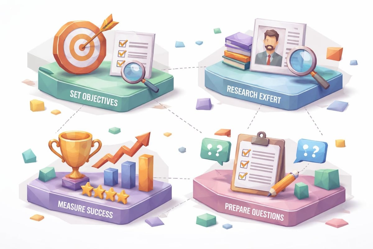 Expert interview preparation framework