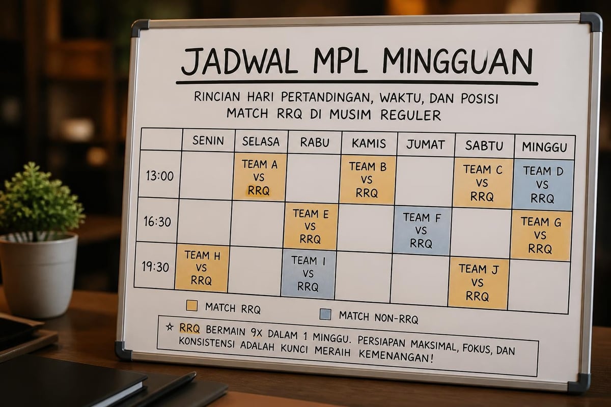 MPL weekly schedule structure