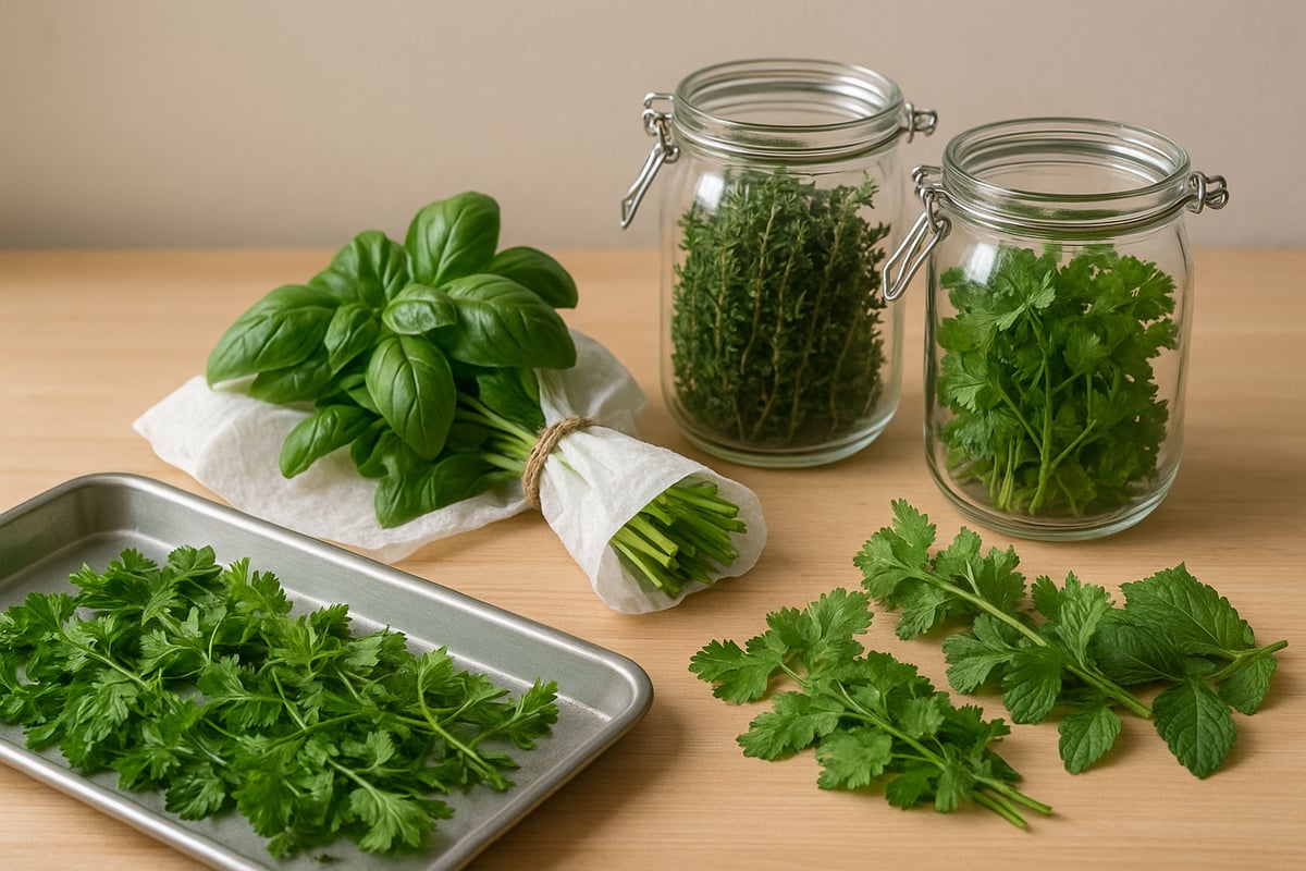 Techniques de Conservation et Astuces pour Garder les Herbes Fraîches