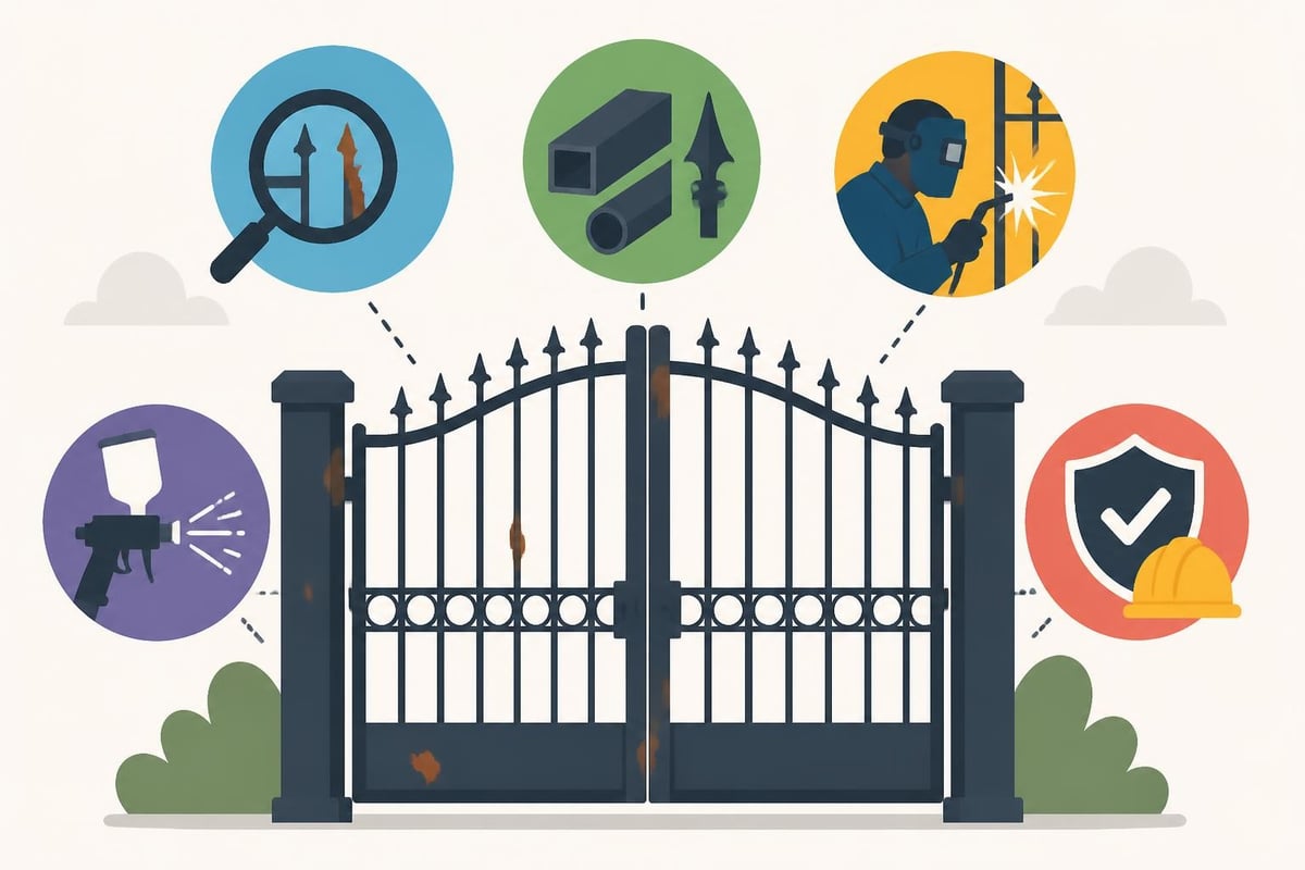 Iron Gate Repair Cost Factors