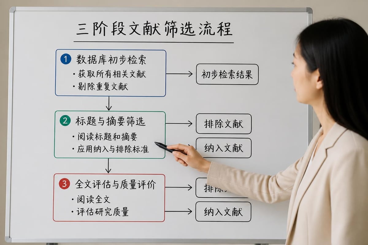 文獻篩選流程