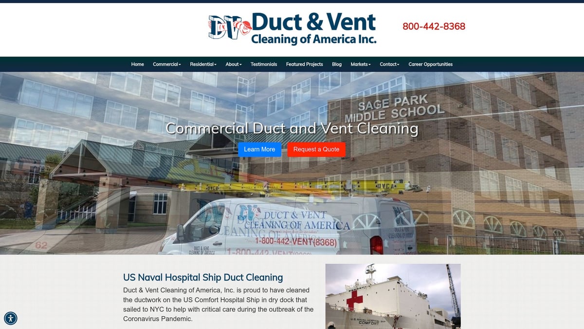 7 Best Vent Cleaning Companies Near Me for 2026 - Duct & Vent Cleaning of America, Inc.