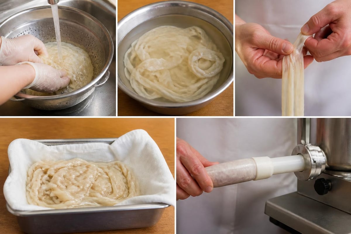 Natural casing preparation