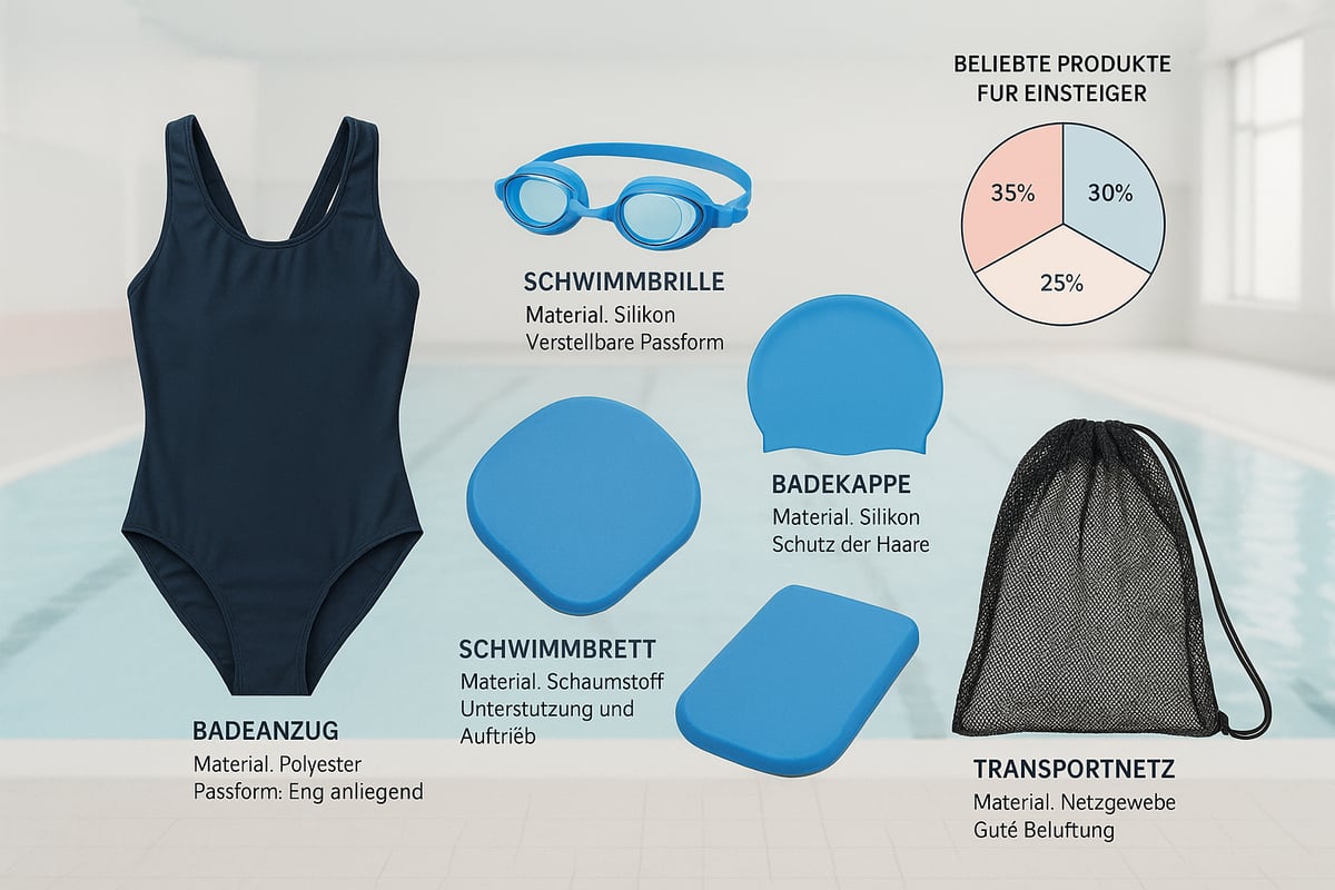 Die wichtigsten Produkte für Schwimmanfänger im Überblick
