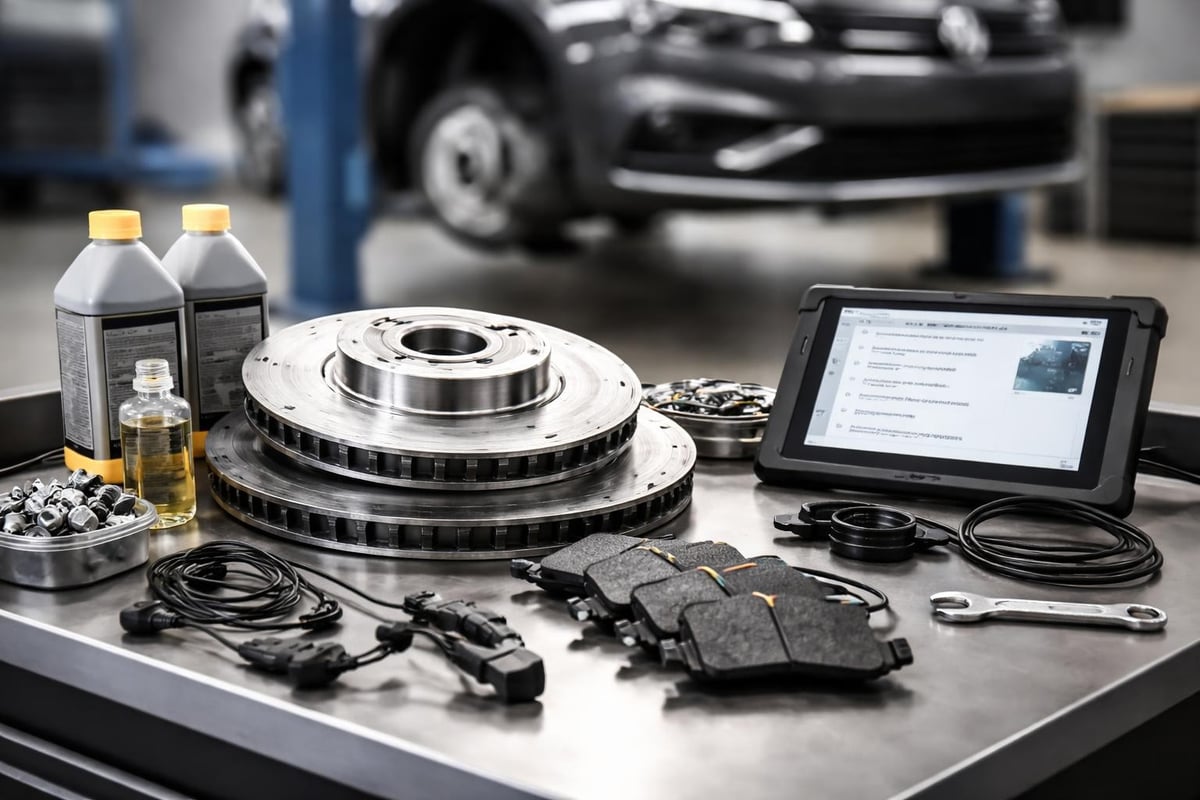 Volkswagen brake service components