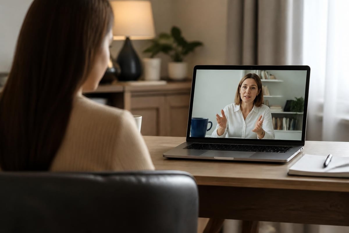Telehealth mental health counseling