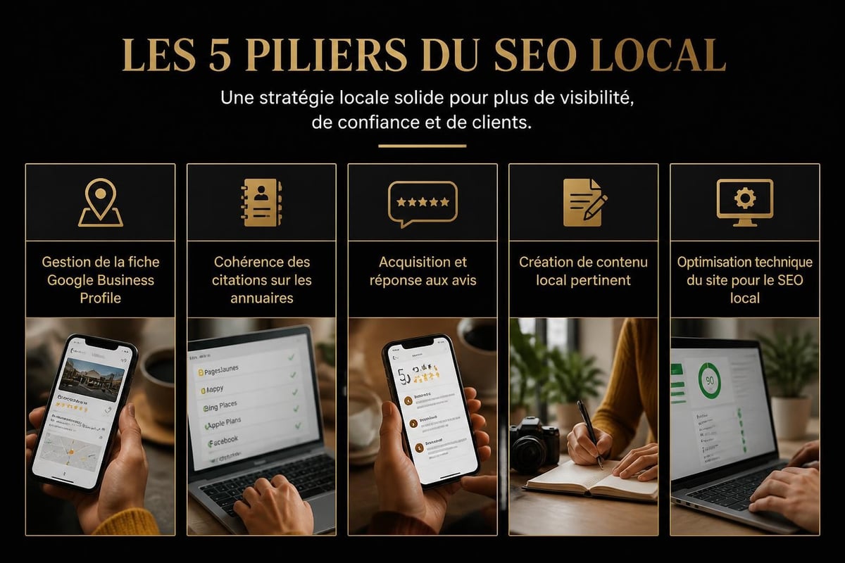 Local SEO pillars framework