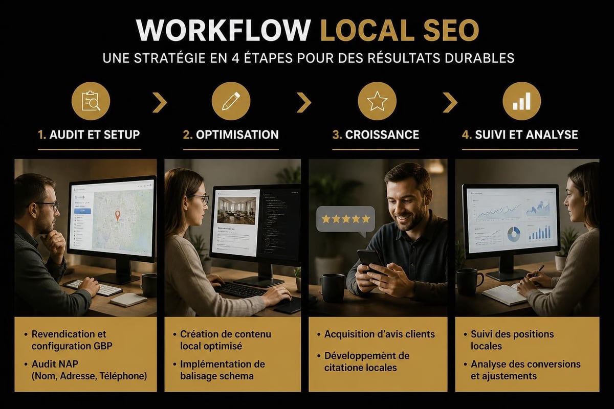 Local SEO implementation workflow
