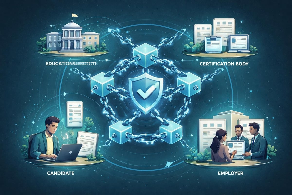 Blockchain credential verification