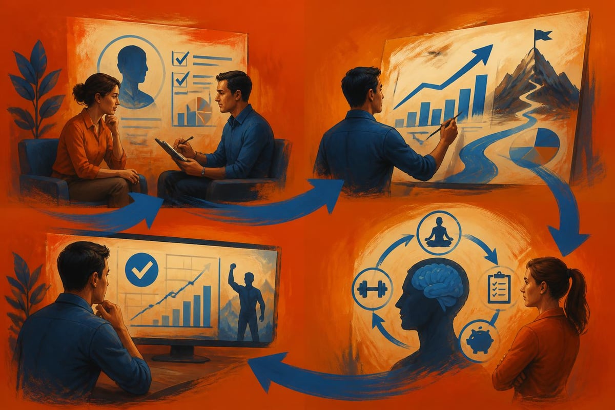 Financial coaching workflow process