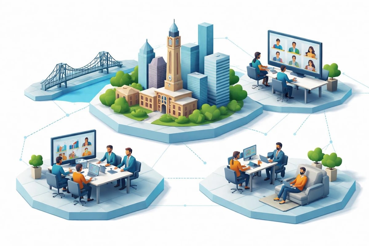 Hybrid team leadership challenges