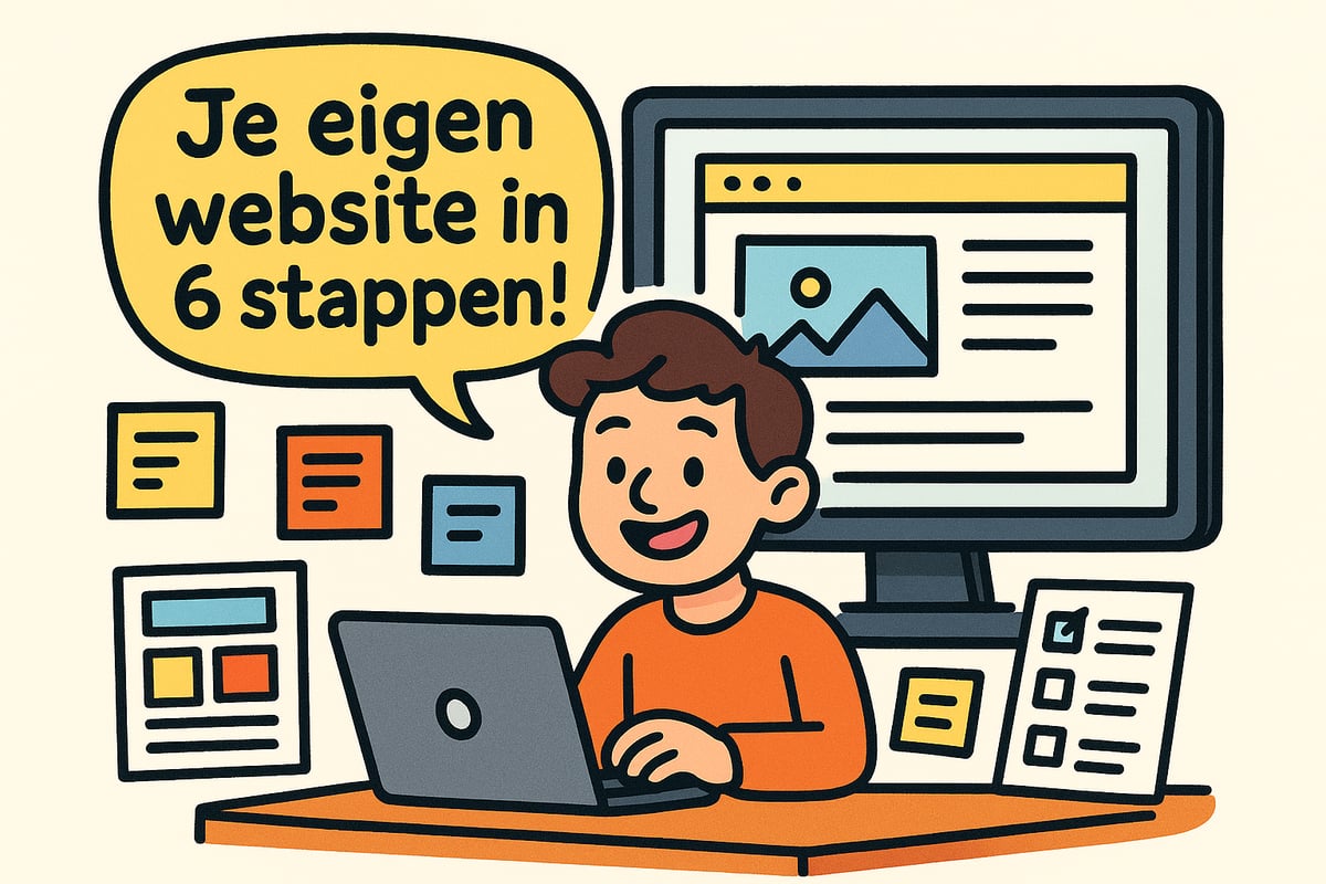 Het Stappenplan: Zo Bouw Je Je Eigen Website in 2026
