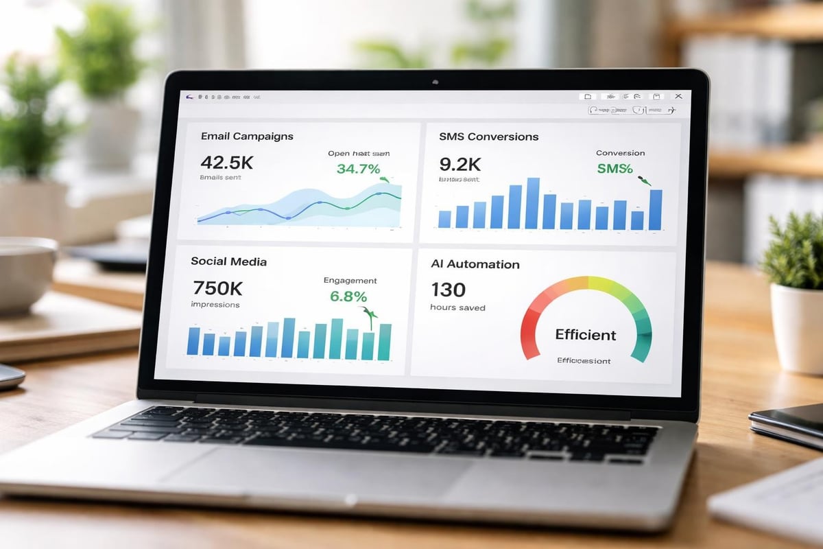 Marketing analytics dashboard