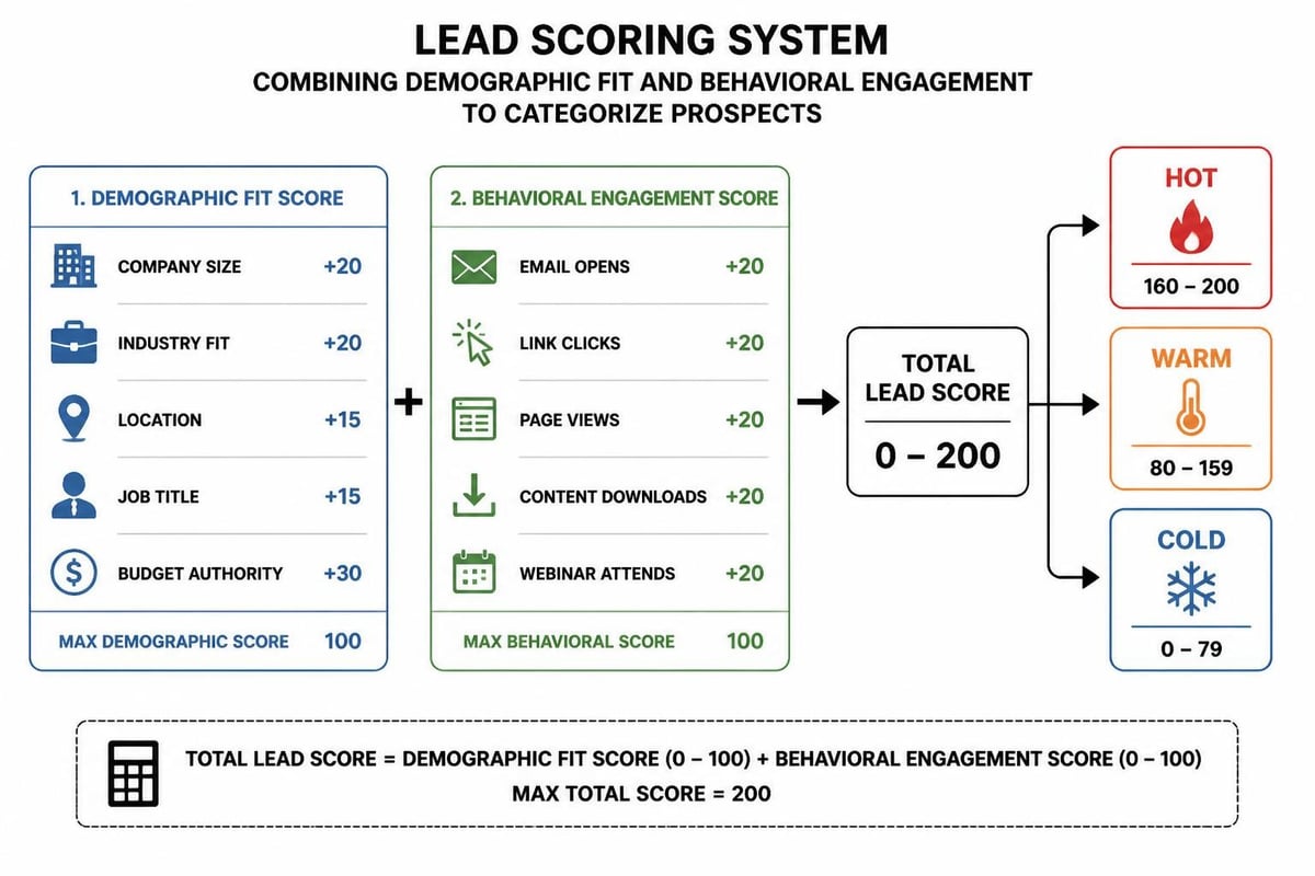 Lead scoring matrix