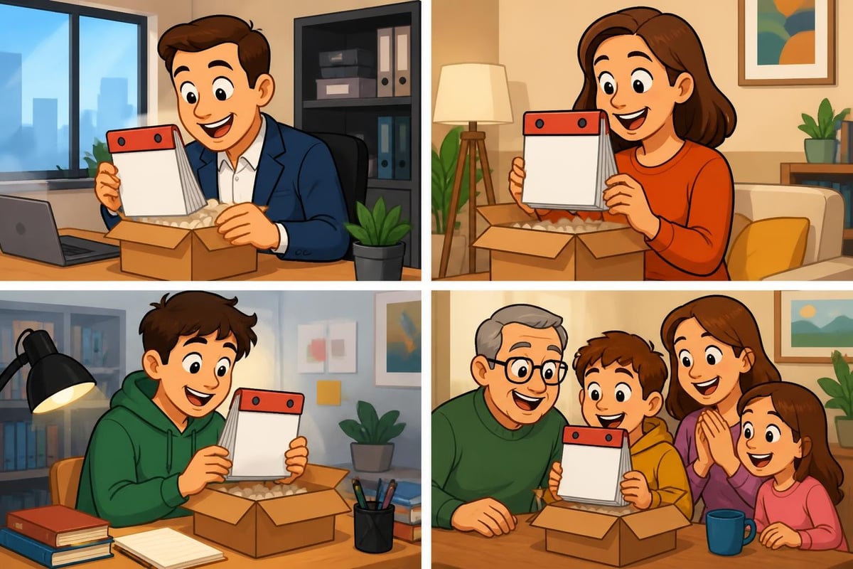 Scheurkalender als veelzijdig cadeau