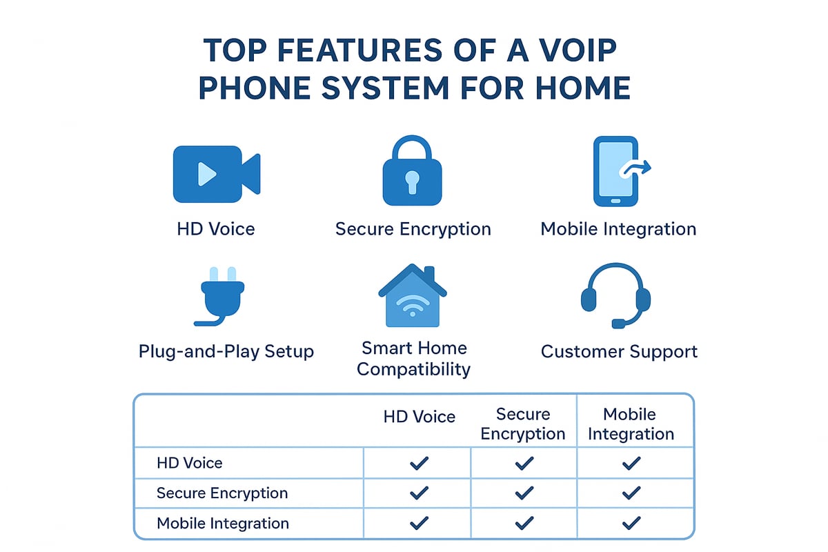 Key Features to Look for in a Home VoIP System